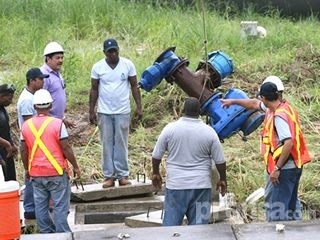 Idaan repara daño en Chilibre