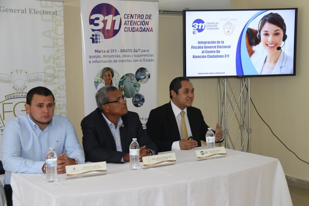 Fiscalía General Electoral se integra al 311